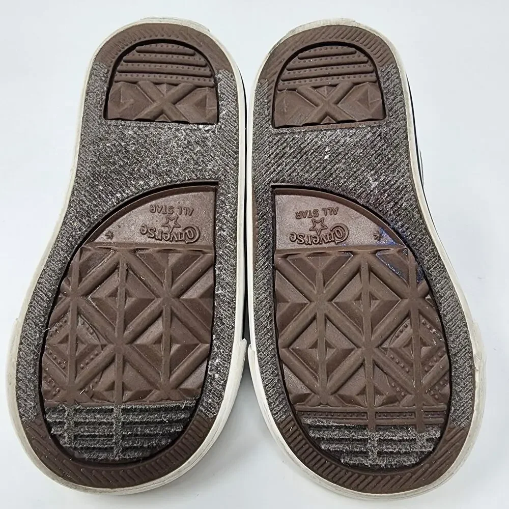 Converse Sneakers Infant Toddler 6 Chuck Taylor Camping Theme High Top Shoes